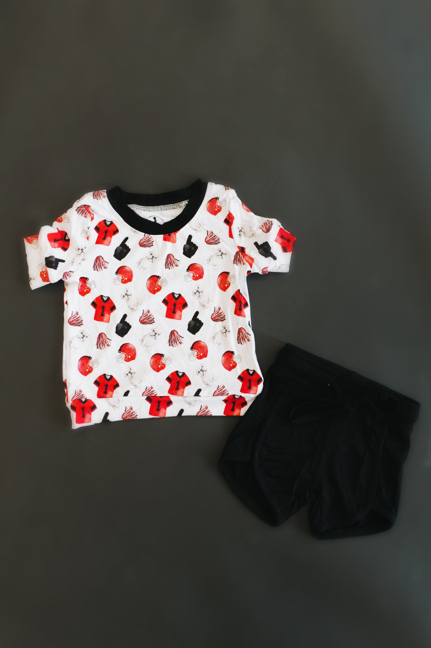 Bulldog Bamboo Short Set- Boy