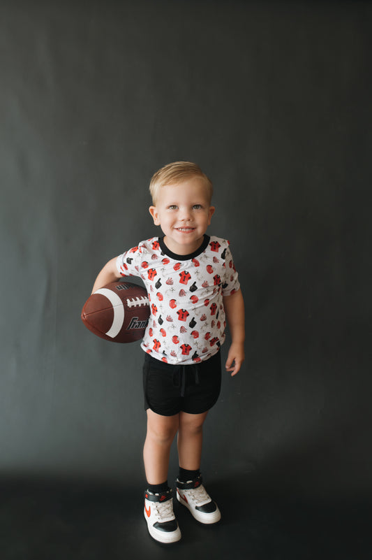 Bulldog Bamboo Short Set- Boy