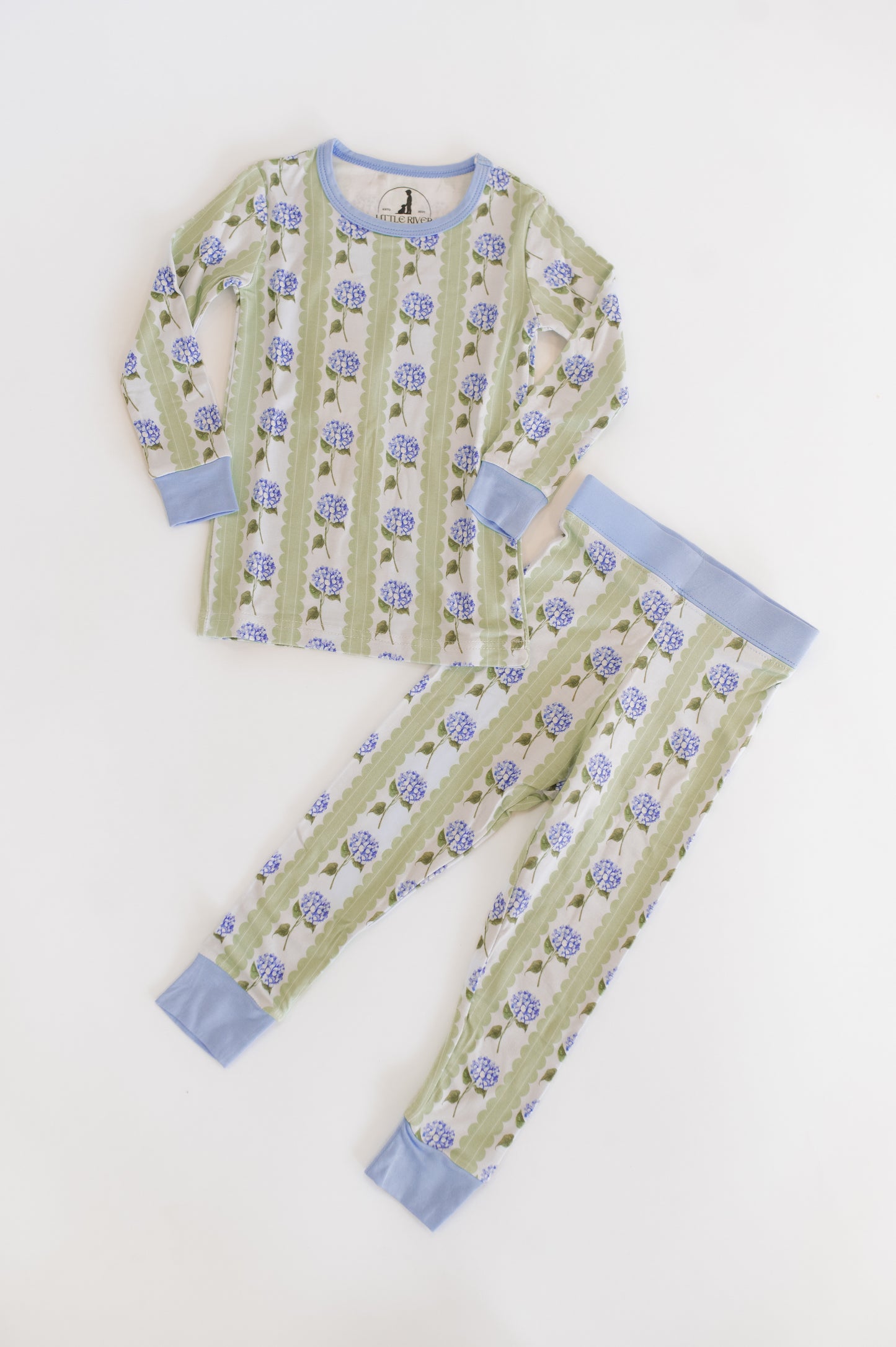 Sweet Hydrangea Two Piece Pj’s