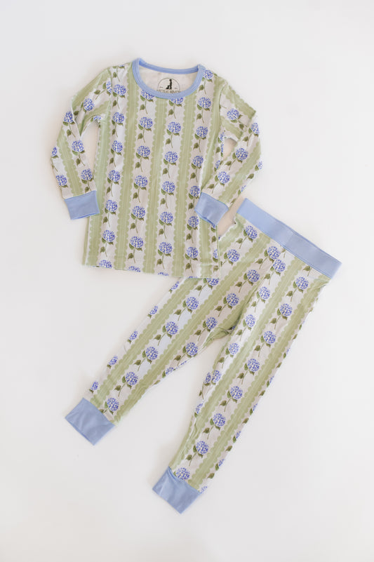 Sweet Hydrangea Two Piece Pj’s